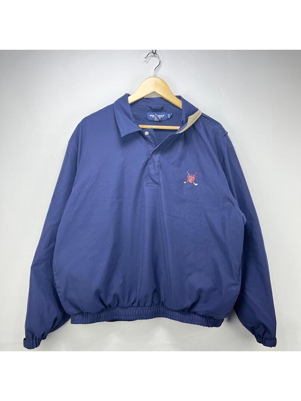 Vintage 90s Polo Ralph Lauren Golf Windbreaker Jacket Large